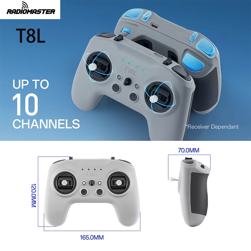 Drone Racing Transmitter - RadioMaster T8L Radio Controller M2 2.4GHz