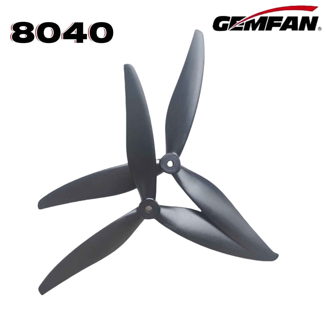 Gemfan 8040 8X4X3 3-blade 8-in - Drone Racing Propeller ulasan dan harga