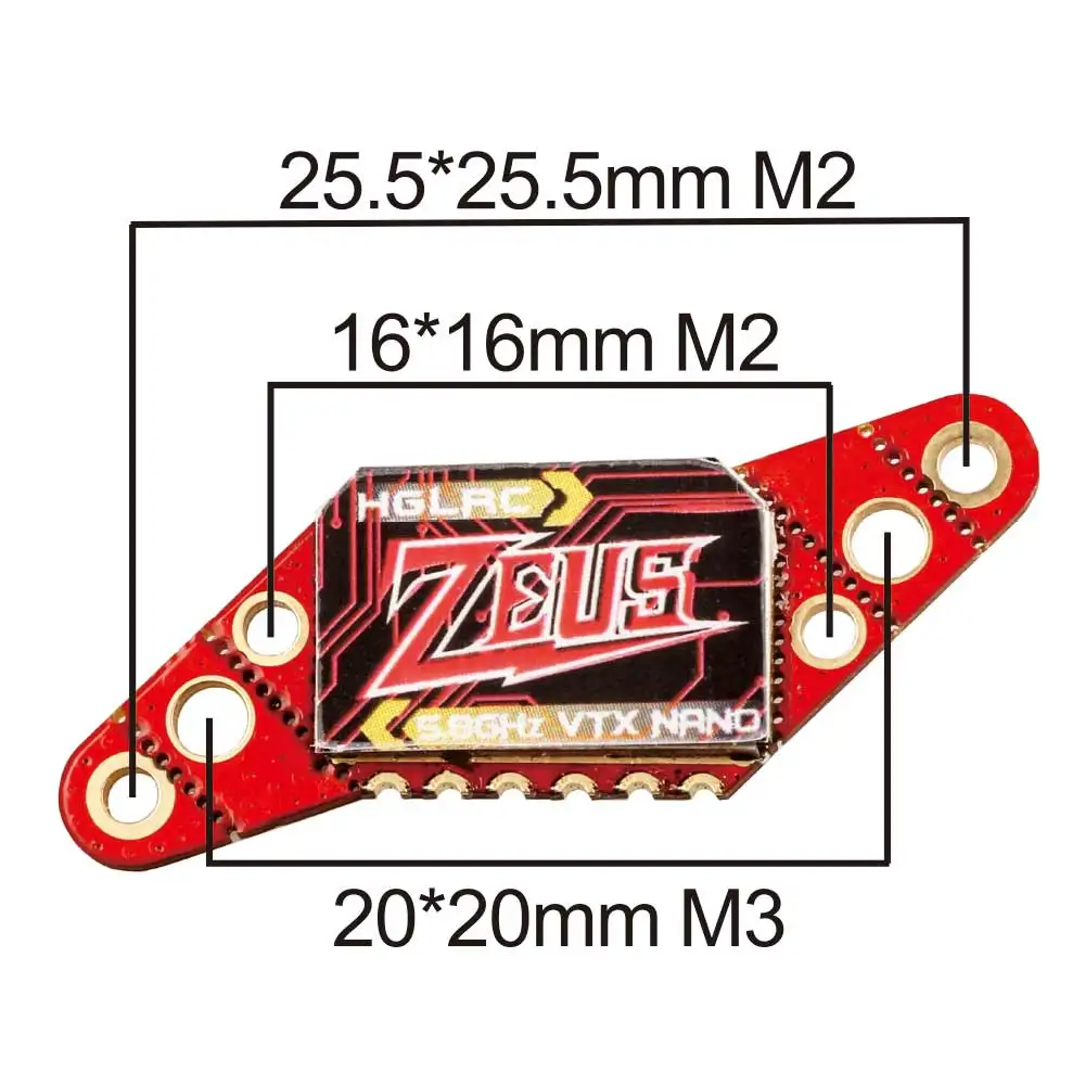 Hglrc Zeus Nano Vtx 5.8G 350Mw - Drone Racing Frame ulasan dan harga