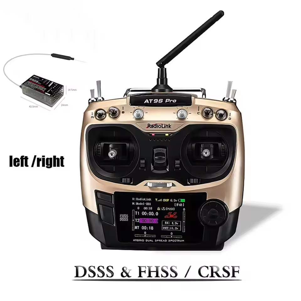 Radiolink AT9SPro 12CH 2.4G DS - Drone Racing Transmitter ulasan dan harga