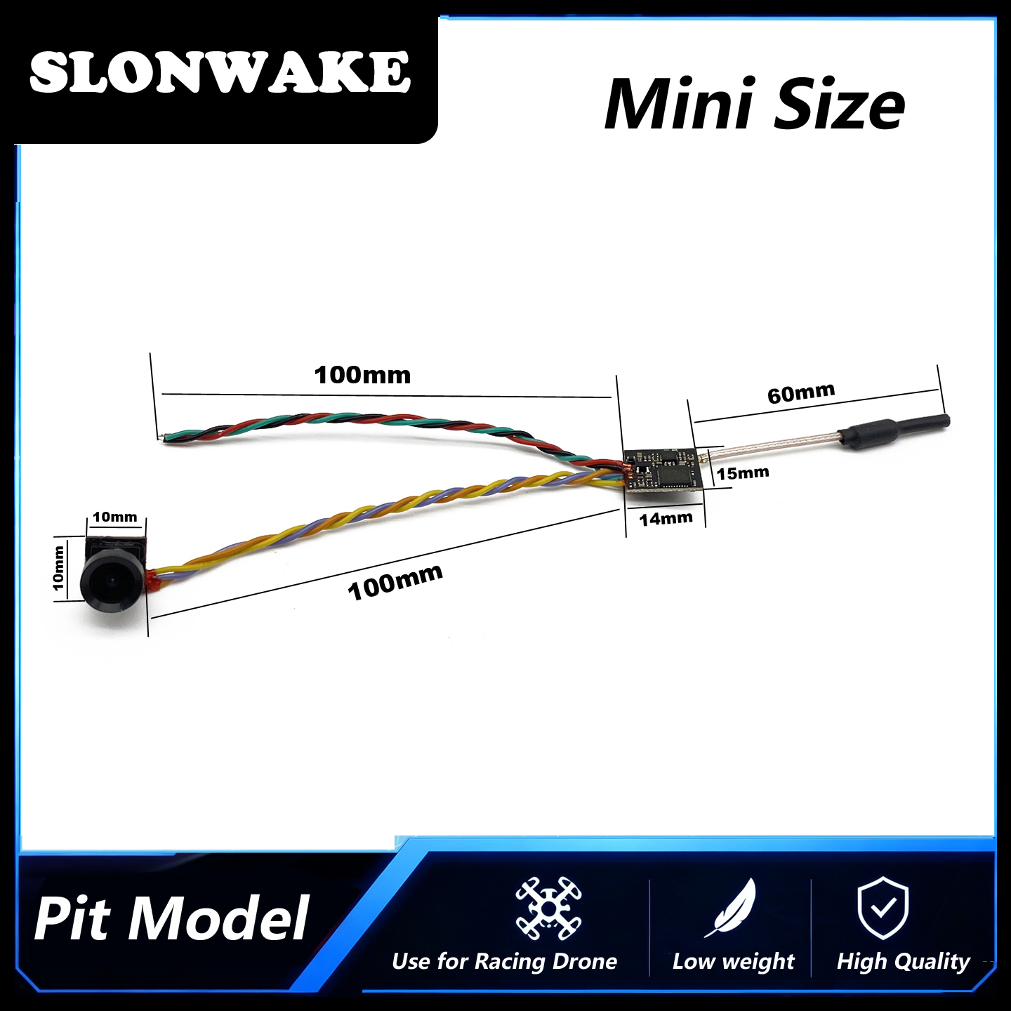 5.8G 48CH Dual Antennas FPV Go - Drone Racing Transmitter ulasan dan harga