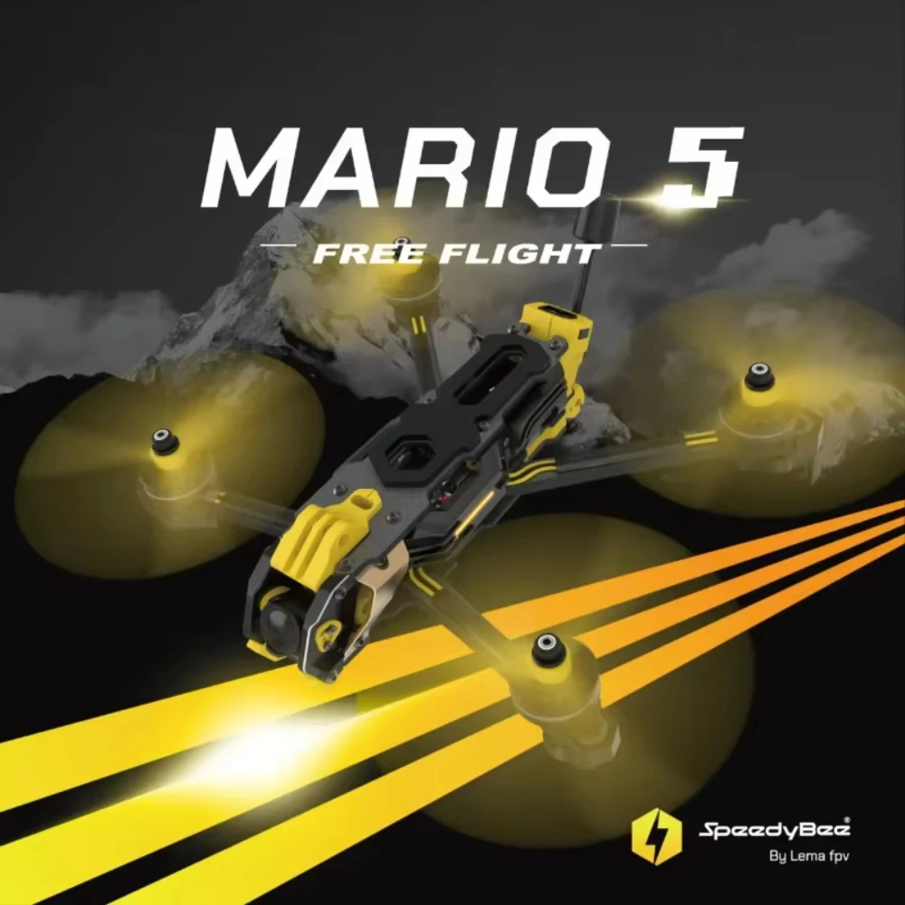 Speedybee Mario 5 O4 Frame Kit - Drone Racing Propeller ulasan dan harga